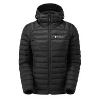 Kurtki i kamizelki sportowe damskie - Kurtka zimowa damska Montane Fem Anti-Freeze Hoodie Rozmiar: L / Kolor: czarny - miniaturka - grafika 1