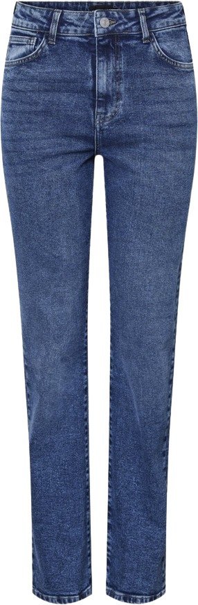 PIECES JEANSY DAMSKIE Z DŁUGĄ NOGAWKĄ GRANATOWE 27/32 XQA