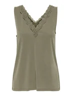 Bluzki damskie - ONLY Bluzka w kolorze khaki - miniaturka - grafika 1