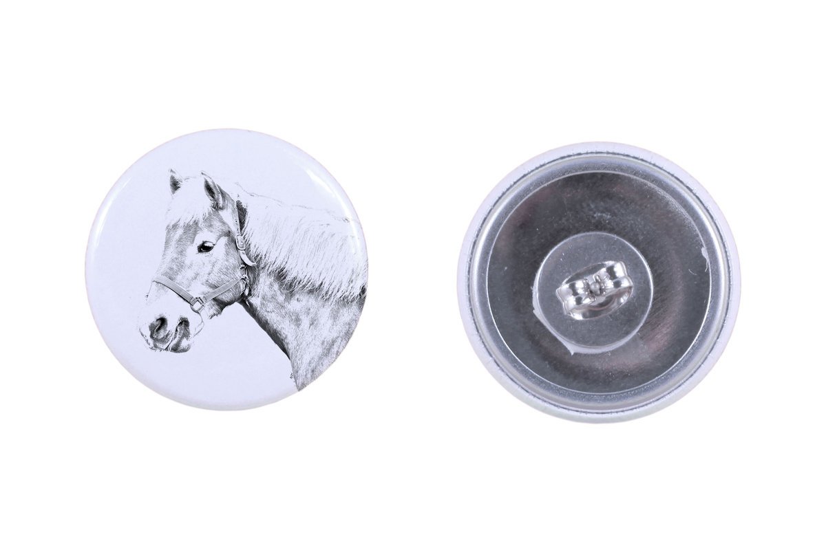Haflinger Fohlen - kolczyki twoje zdjęcie, handmade, biżuteria wykonana ręcznie marki Art-Dog