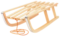 Sanki i ślizgacze - Sanki drewniane dla dzieci tradycyjne - miniaturka - grafika 1