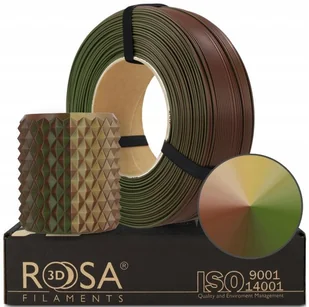 Filament ROSA3D PLA ReFill 1,75mm 1kg Magic Silk Army - Filamenty i akcesoria do drukarek 3D - miniaturka - grafika 1
