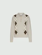 Dresy damskie - maglia donna naturale - miniaturka - grafika 1