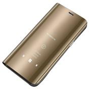 Etui i futerały do telefonów - Clear View Case futerał etui z klapką Samsung Galaxy S8 Plus G955 złoty - miniaturka - grafika 1