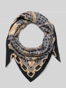 Chusta z czystego modalu z nadrukiem z logo - Apaszki i szaliki damskie Chusta z czystego modalu z nadrukiem z logo - Apaszki i szaliki damskie - miniaturka - grafika 1