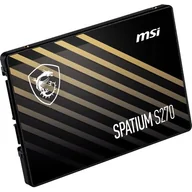 Dyski SSD - MSI SPATIUM S270 SATA 2.5” 480GB S78-440E350-P83 - miniaturka - grafika 1