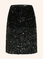 Spódnice - Calvin Klein Spódnica Z Cekinami schwarz - miniaturka - grafika 1