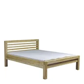 Łóżka dla dzieci i młodzieży - Łóżko Drewniane Sosnowe Rico 90 x 200 Meble Doktór Bejca Czarna - miniaturka - grafika 1