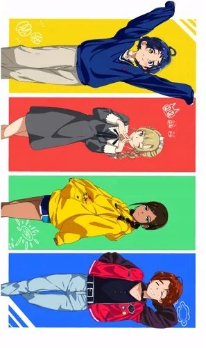 Plakat Anime Wonder Egg Priority WEP_010 A2 Custom Manga