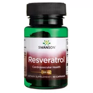 Suplementy diety - Swanson Resweratrol 100mg 30kaps - miniaturka - grafika 1