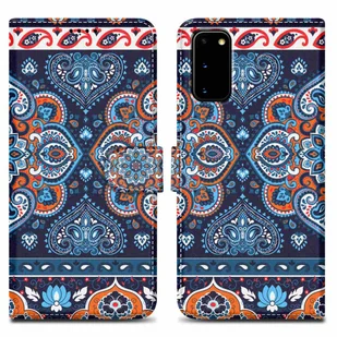 Etui Do Samsung Galaxy S20 Pokrowiec w Niebieska Mandala No. 1 Etui Case Cover Obudowa Ochronny Cadorabo - Etui i futerały do telefonów - miniaturka - grafika 1