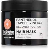 Maski do włosów - THE DOCTOR Health & Care Hair Mask Reconstriution maska do włosów Panthenol + Apple Vinegar 295ml - miniaturka - grafika 1