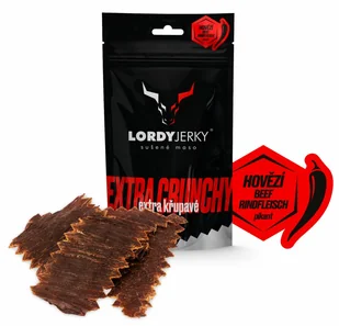 Lordy Jerky - Chili suszone wołowe, 50 g - Pasztet i przetwory mięsne - miniaturka - grafika 1