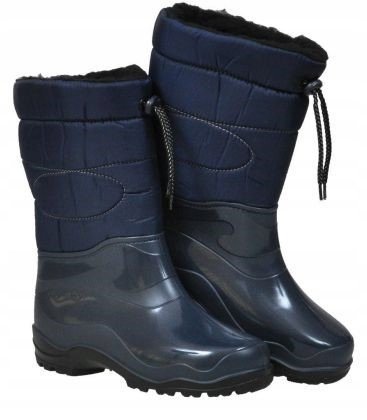 POLSKIE Śniegowce damskie Ocieplane Kalosze Zimowe Wodoodporne Lekkie r. 39