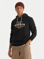 Bluzy męskie - Quiksilver Bluza Screen Fleece Classic EQYFT05137 Czarny Regular Fit - miniaturka - grafika 1