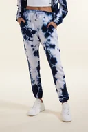 Spodnie damskie - SPODNIE DRESOWE SOHO TIE-DYE r.M niebieskie - miniaturka - grafika 1
