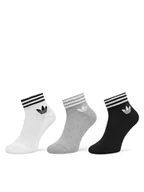 Skarpetki damskie - adidas Zestaw 3 par wysokich skarpet unisex 3-Stripes JV7437 Kolorowy - miniaturka - grafika 1