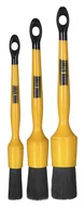 Kosmetyki samochodowe - Work Stuff Detailing Brush Black 3 pack - zestaw pędzelków detailingowych - miniaturka - grafika 1