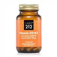 Suplementy naturalne - LABS212 LABS212 Vitamin D 4000 + K2MK7 50 uq 60 k LABS5114 - miniaturka - grafika 1