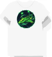 Koszulki i topy damskie - Koszulka damska biała z grafiką kosmicznego transportu S - miniaturka - grafika 1