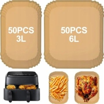 Wkłady Do Frytkownicy Air Fryer Papier Do Pieczenia 100 Phi.lips 3000 5000