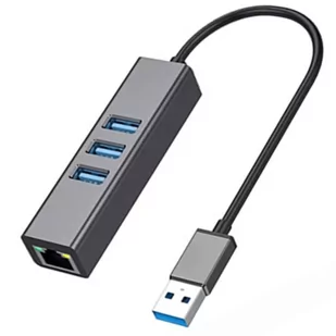 Reagle Karta Sieciowa Hub USB-A 3.1 GIGABIT LAN RJ45 1GB - Pozostałe akcesoria sieciowe - miniaturka - grafika 1