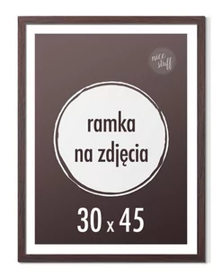 Ramka na zdjęcia 30x45 45x30 ramki wenge rama foto - Ramki na zdjęcia - miniaturka - grafika 1