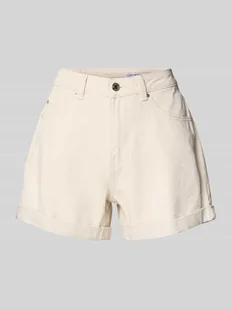 Szorty jeansowe o kroju relaxed fit z mieszanki bawełny model ‘ZURI’ - Spodenki damskie - miniaturka - grafika 1