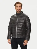 Kurtki męskie - Milestone Kurtka skórzana Cortino 431019 60515 Szary Regular Fit - miniaturka - grafika 1