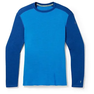 Męska koszulka Smartwool M Classic Thermal Merino Base Layer Crew Boxed Rozmiar: XL / Kolor: niebieski - Koszulki sportowe męskie - miniaturka - grafika 1