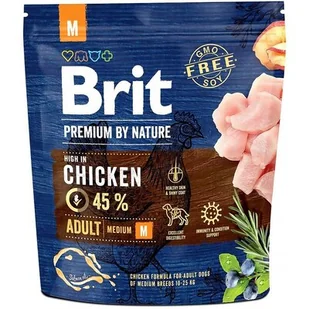 Brit Premium By Nature Adult M 1 kg - Sucha karma dla psów - miniaturka - grafika 1