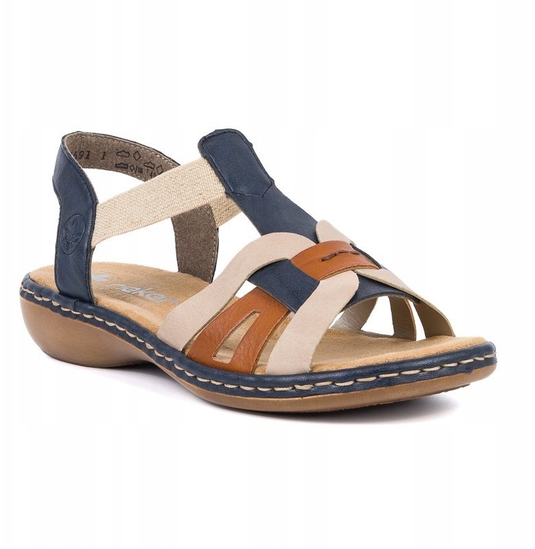 Rieker Rieker Sandals 65918-90 Granatowe 40