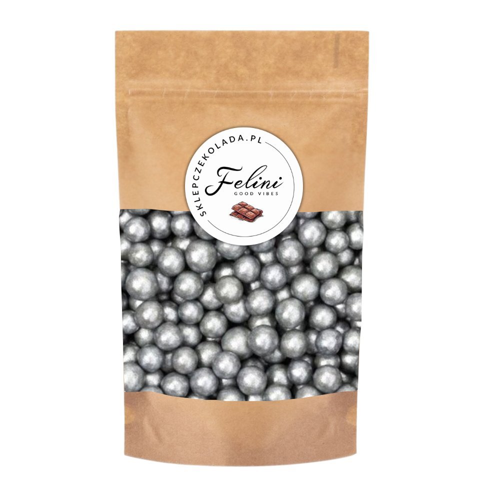 Felini Posypka ryżowa cukrowa srebrna 5mm 25g