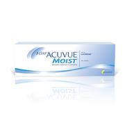 Johnson & Johnson 1-Day Acuvue Moist 30 szt. Soczewki jednodniowe (-1.25 dpt & BC 8.5), z ochroną UV