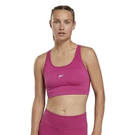 Biustonosze - Reebok Damski biustonosz sportowy z siateczką - miniaturka - grafika 1