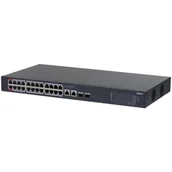 Pozostałe akcesoria sieciowe - Dahua Technology CS4228-24GT-240 łącza sieciowe Zarządzany L2 Gigabit Ethernet (10/100/1000) Obsługa PoE Czarny - miniaturka - grafika 1
