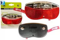 Lampki rowerowe - XC Light, lampa tylna na bagażnik, 2 diody LED, na baterie - miniaturka - grafika 1