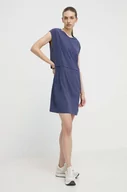 Sukienki - Columbia sukienka Boundless Beauty kolor granatowy mini prosta 2073001 - miniaturka - grafika 1