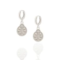 Kolczyki - Kolczyki srebrne z biedronkami - miniaturka - grafika 1