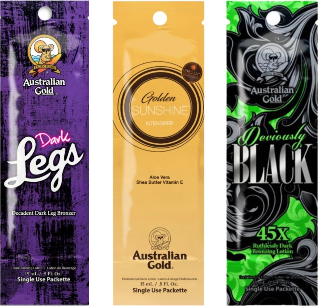 Australian Gold Zestaw Saszetek Do Opalania