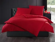 Pościel - Pościel bawełniana w kolorze czerwonym - miniaturka - grafika 1