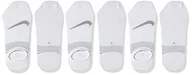 Skarpetki damskie - Nike damskie 3-pak lekkie skarpety treningowe White/Wolf Grey M - miniaturka - grafika 1