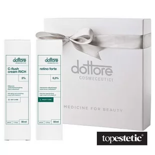 Dottore zestaw kuracja regenerująca 2020: C-flush cream rich 50ml + retino forte 50ml 1574-uniw - Zestawy kosmetyków damskich - miniaturka - grafika 1