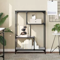 Półki do salonu - vidaXL Regał na książki, szary dąb sonoma, 81x36x115 cm - miniaturka - grafika 1