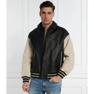 Kurtki męskie - HUGO Skórzana kurtka bomber                                                                                    Lugos | Regular Fit - miniaturka - grafika 1