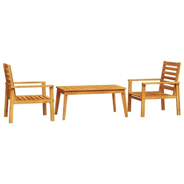 Zestaw mebli ogrodowych Akacja - stół 103x58x45, 2 krzesła 65x68x81, aka