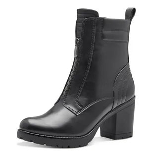 MARCO TOZZI Damskie botki na obcasie 2-25490-43, czarny, 39 EU - Botki damskie - miniaturka - grafika 1