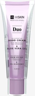 HISKIN DUO Przeciwstarzeniowy krem do rąk z bakuchiolem i ceramidami 2 x 30 ml - Kremy i maski do rąk - miniaturka - grafika 1