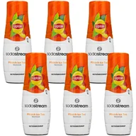 Syropy i koncentraty owocowe - 6x SODASTREAM SYROP KONCENTRAT LIPTON ICE TEA BRZOSKWINIA SOK DO WODY - miniaturka - grafika 1