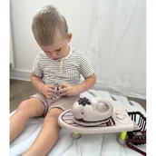 Zabawy w naśladowanie dorosłych - Zestaw Do Prasowania 2w1 Deska Żelazko Z Muzyką 7 El. Lumarko! - miniaturka - grafika 1